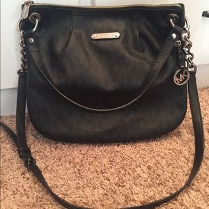 Michael Kors Black Signature Black Crossbody